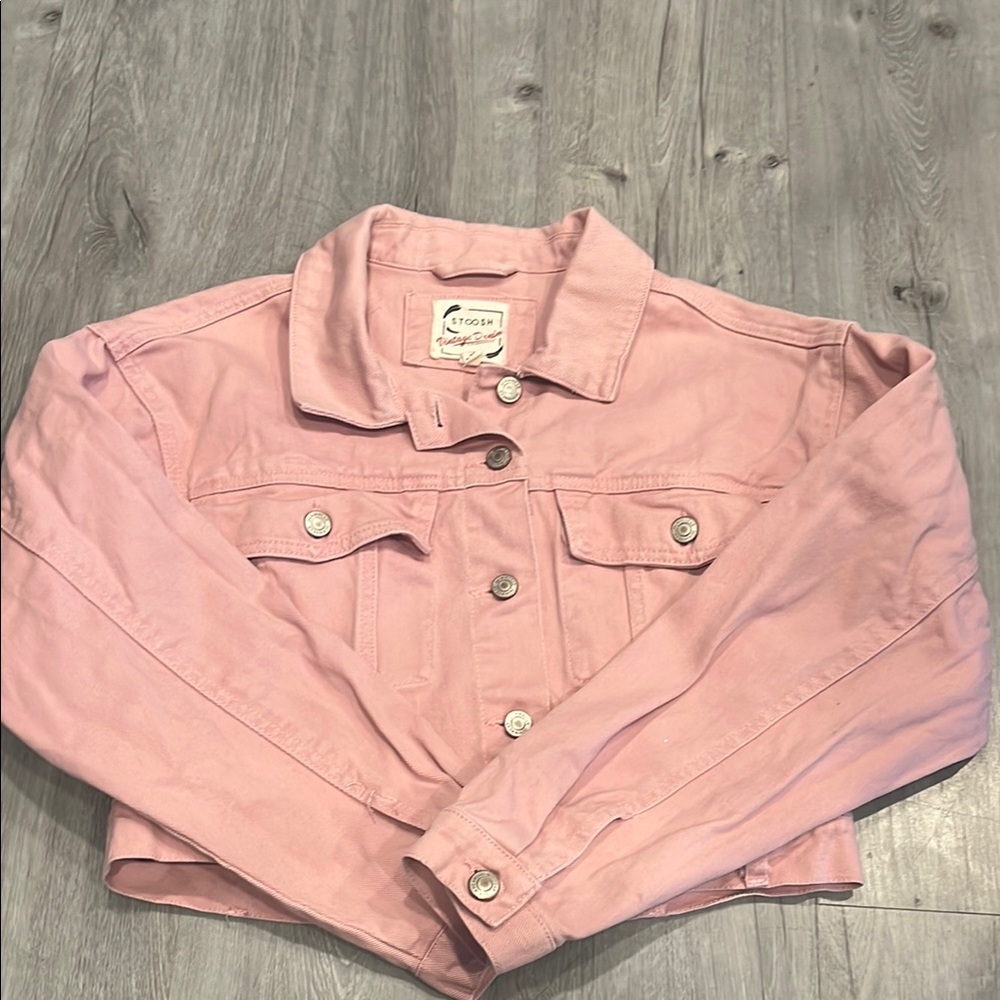 Blush Pink Denim Jacket